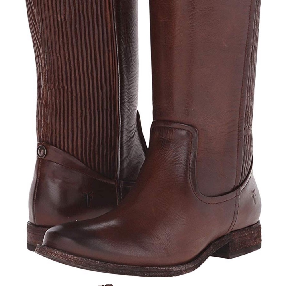 Melissa Scrunch Tall Leather Frye Boots